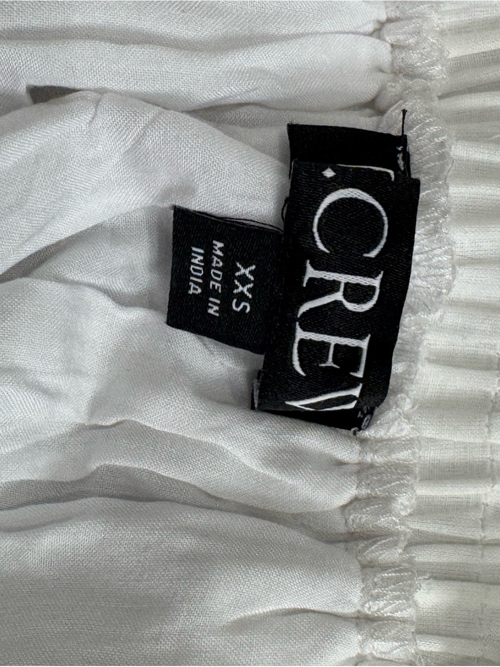 J.Crew Cotton Voile Ruffle-Trim Shift Dress XXS CB0878 - Picture 8 of 9